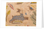 Cover, detail of a running rabbit. England, early 17th century by unknown
