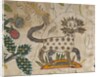 Cover, detail of a lion. England, early 17th century by unknown