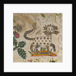 Cover, detail of a lion. England, early 17th century by unknown