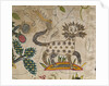 Cover, detail of a lion. England, early 17th century by unknown