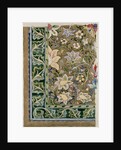 Carpet Design, detail by William Morris