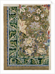 Carpet Design, detail by William Morris