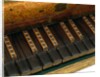 Virginal, detail of keyboard. Italy, late 16th century by Giovanni Baffo