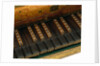 Virginal, detail of keyboard. Italy, late 16th century by Giovanni Baffo