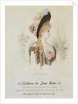 Model Wearing a Hat. France, 19th century by Anonymous