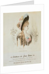 Model Wearing a Hat. France, 19th century by Anonymous