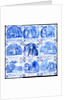 Nine tiles depicting the Popish Plot. London, England, late 17th century by Jan Ariens van Hamme