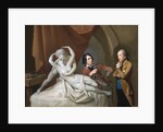 Antonio Canova in his studio by Hugh Douglas Hamilton