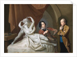 Antonio Canova in his studio by Hugh Douglas Hamilton