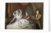 Antonio Canova in his studio by Hugh Douglas Hamilton