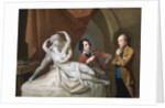 Antonio Canova in his studio by Hugh Douglas Hamilton