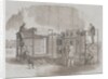 Patent Vertical Printing Machine in the Great Exhibition. England, 1851 by Anonymous