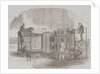 Patent Vertical Printing Machine in the Great Exhibition. England, 1851 by Anonymous