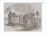 Patent Vertical Printing Machine in the Great Exhibition. England, 1851 by Anonymous