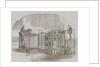 Patent Vertical Printing Machine in the Great Exhibition. England, 1851 by Anonymous