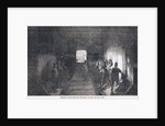 Interior of the Tube - Mr Stephenson Driving the Last Rivet. England, 1850 by Anonymous