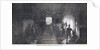 Interior of the Tube - Mr Stephenson Driving the Last Rivet. England, 1850 by Anonymous