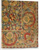 Embroidered silk cover by Unknown