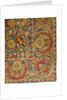 Embroidered silk cover by Unknown