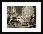 Marriage a la Mode, Plate II by Bernard Hogarth