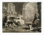 Marriage a la Mode, Plate II by Bernard Hogarth