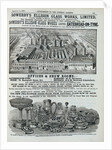 Advertisement for Sowerby's Ellison Glass Works. London, England, 1890 by Anonymous