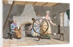 Woman Spining by George Walker
