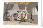 Woman Spining by George Walker