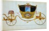 Design for a Town Coach. England or France, late 18th century by Unknown