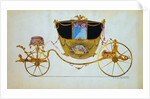 Design for a Town Coach. England or France, late 18th century by Unknown