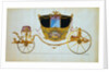 Design for a Town Coach. England or France, late 18th century by Unknown