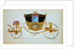 Design for a Town Coach. England or France, late 18th century by Unknown