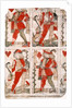 Uncut Playing Cards. France, early 16th century by Gilles Savouré