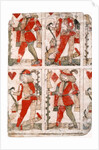 Uncut Playing Cards. France, early 16th century by Gilles Savouré