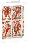 Uncut Playing Cards. France, early 16th century by Gilles Savouré