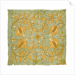 Silk embroidered cover by Unknown