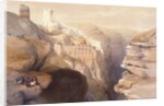 The Convent of St. Sabas in the Holy Land by Louis Haghe after David Roberts