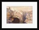 The Convent of St. Sabas in the Holy Land by Louis Haghe after David Roberts