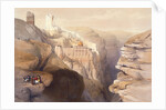 The Convent of St. Sabas in the Holy Land by Louis Haghe after David Roberts