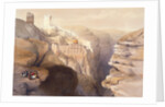 The Convent of St. Sabas in the Holy Land by Louis Haghe after David Roberts