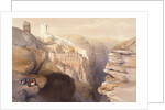 The Convent of St. Sabas in the Holy Land by Louis Haghe after David Roberts