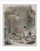 The interior of a hut in Bengal by Anonymous