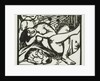 Sleeping Shepherdess by Franz Marc