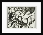 Sleeping Shepherdess by Franz Marc