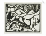 Sleeping Shepherdess by Franz Marc