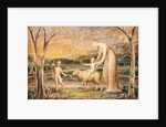 The Christ Child Riding on a Lamb by William Blake