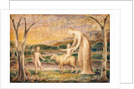 The Christ Child Riding on a Lamb by William Blake