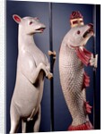 Heraldic Salmon and Ram. England, early 16th century by Unknown