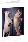 Heraldic Salmon and Ram. England, early 16th century by Unknown