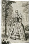A lady in the dress of the year 1765. England, 1765 by Unknown